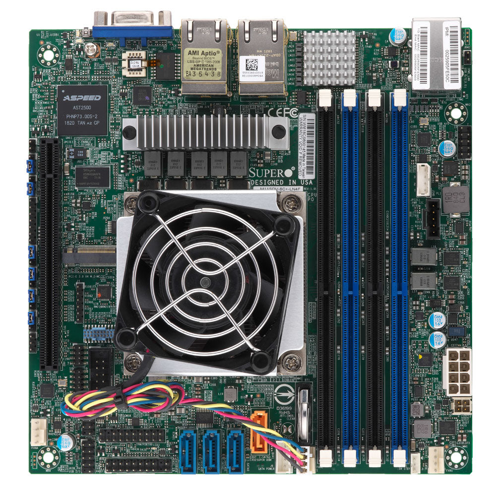 Supermicro M11SDV-8C+-LN4F AMD EPYC 3251 8-Core Mini ITX
