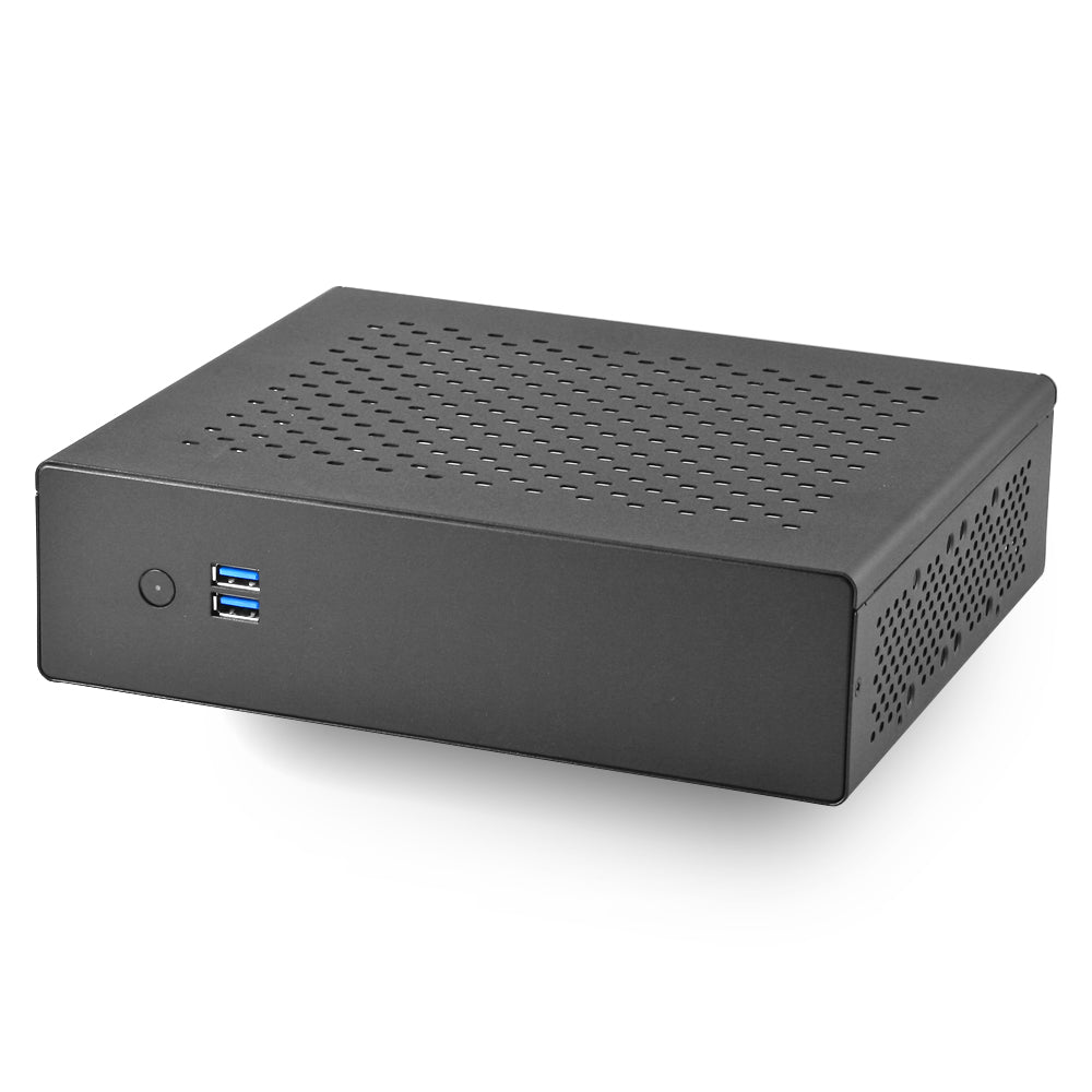 1.3 Mini-ITX:
- Mini-ITX es el factor de forma más pequeño de los tres, con dimensiones de aproximadamente 6.7 x 6.7
pulgada