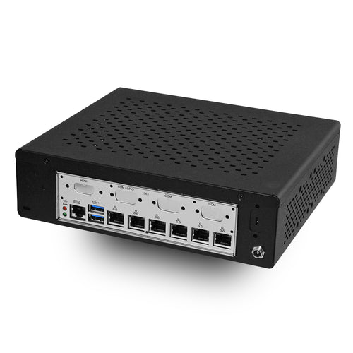 MITXPC Headless Fanless Networking PC w/ 6 x Intel GbE LAN for IoT, Networking