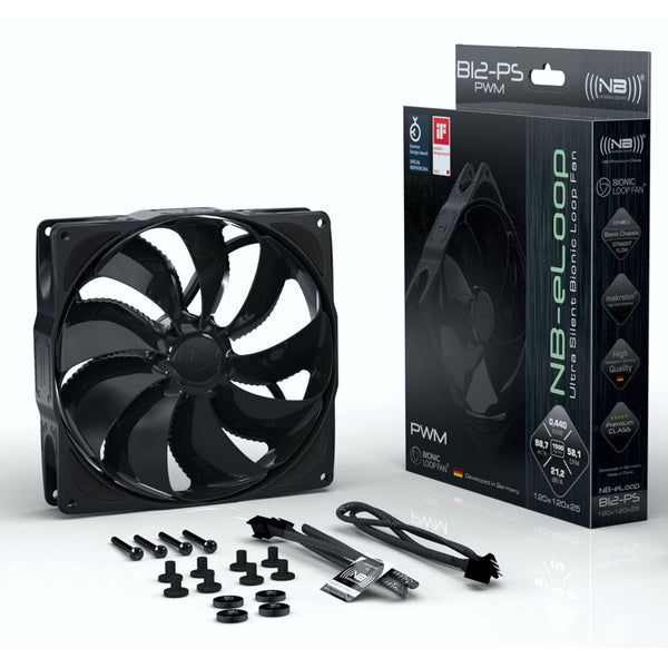 Noiseblocker NB-eLoop B12-PS Black Edition 120mm PWM Fan