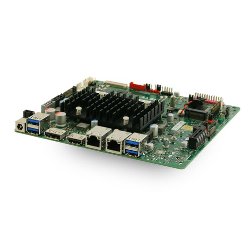 Mitac PD10AI MT Intel Apollo Lake N3350 Thin Mini-ITX Motherboard, Dual LAN, No Audio