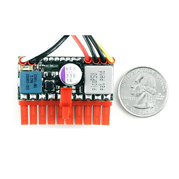 180W DC ATX Power Supply – 12V Car PC PSU For Mini-ITX & Pico Systems (24-Pin + 6+6 Pin, 180W Max)