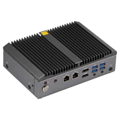 GigaIPC QBiX-Pro-EHLA6412H-A2 Qbix Pro Industrial PC, Dual LAN, 3x COM