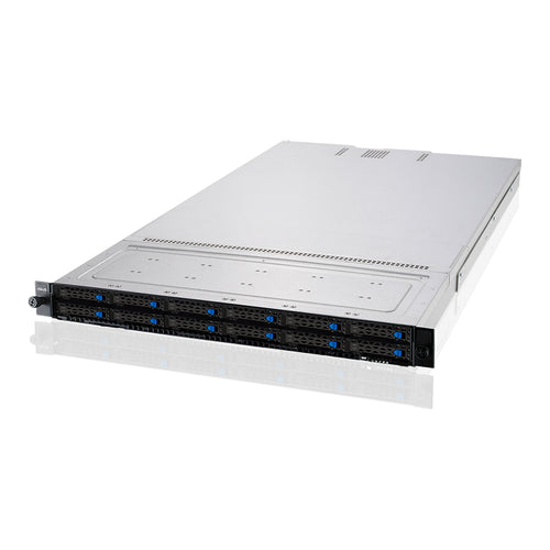 ASUS RS700-E10-RS12U Dual Ice Lake Xeon 1U Server, 4 x GbE LAN, 4 NVMe, 8 SATA Drive Bays