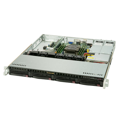 Supermicro SYS-5019P-MR Xeon Scalable 1U Server, 2x Marvell GbE, Redundant PS