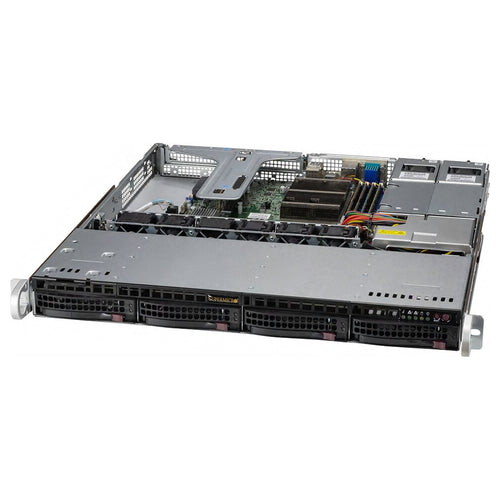 Supermicro SYS-510T-MR Xeon E-2300 1U Server, 4 x 3.5" Bays, Dual LAN
