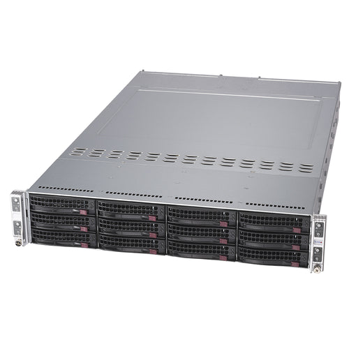 Supermicro SYS-6029TR-HTR High Density 4 Node 2U Rackmount, Dual Intel Xeon Scalable, Dual Marvell GbE LAN, IPMI