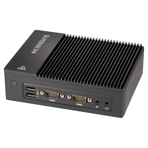 Supermicro SYS-E50-9AP-WIFI Fanless IoT Gateway Solution, Atom x5-E3940, Dual COM, Dual GbE LAN, WIFI