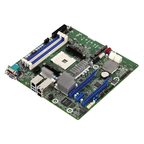 ASRock X470D4U2-2T Ryzen Series AM4 X470 Micro ATX MB, Dual 10G - Main Image