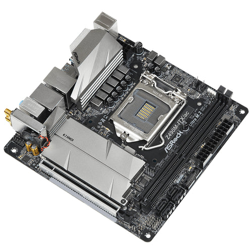 ASRock Z490M-ITX/ac 10th Gen Mini ITX Motherboard, Nahimic Audio, 2.5GbE LAN, WIFI, Bluetooth
